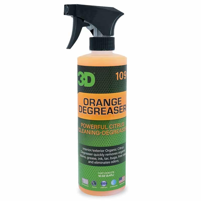 [109OZ16] Nettoyant Intérieur Extérieur Orange Degreaser - 3D Car Care (473ml)