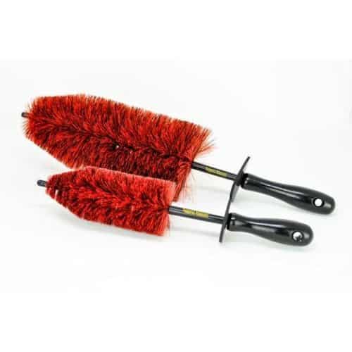 [PACK-EZ-ROUGE] Lot de 2 Brosses jante EZ Detail Red